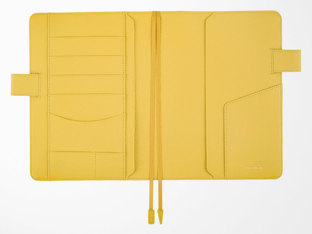 Hobonichi Techo A5 Cousin Cover - Brilliant Yellow Leather