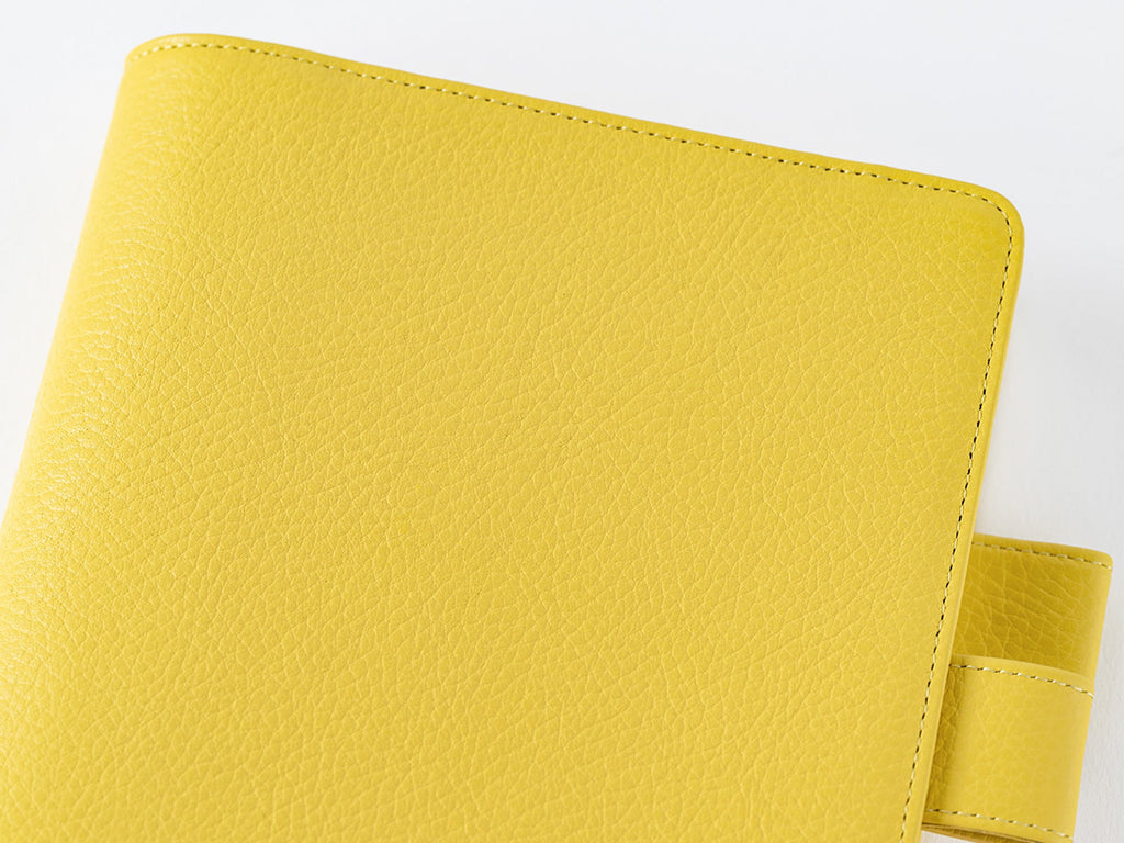 Hobonichi Techo A5 Cousin Cover - Brilliant Yellow Leather