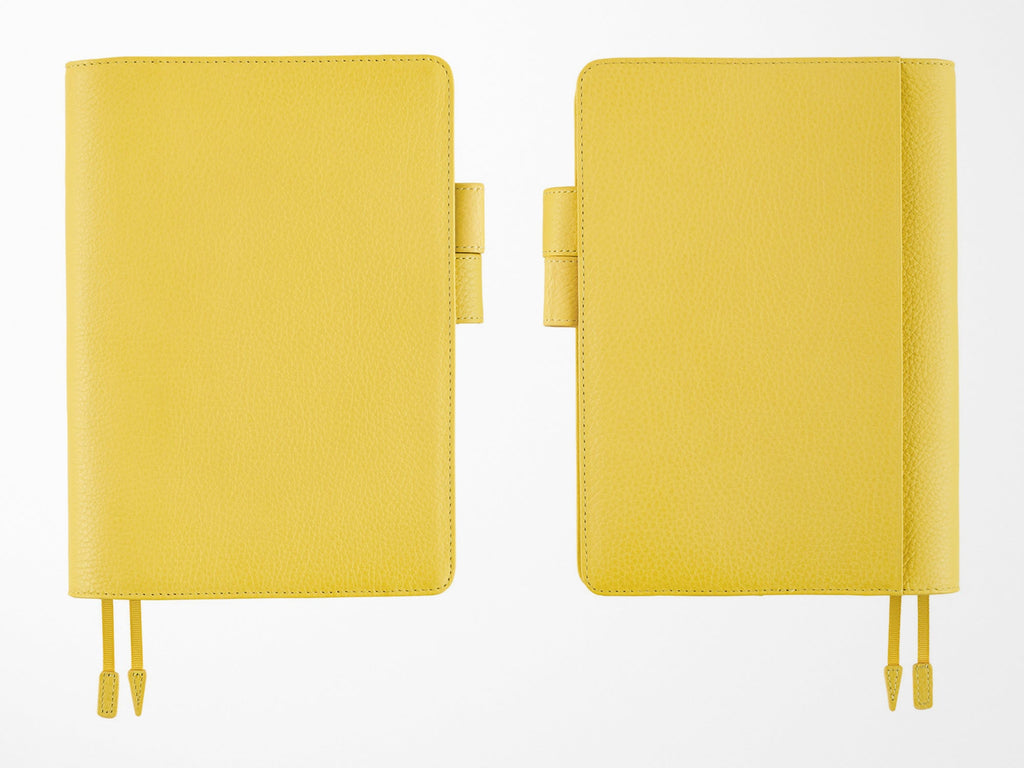 Hobonichi Techo A5 Cousin Cover - Brilliant Yellow Leather