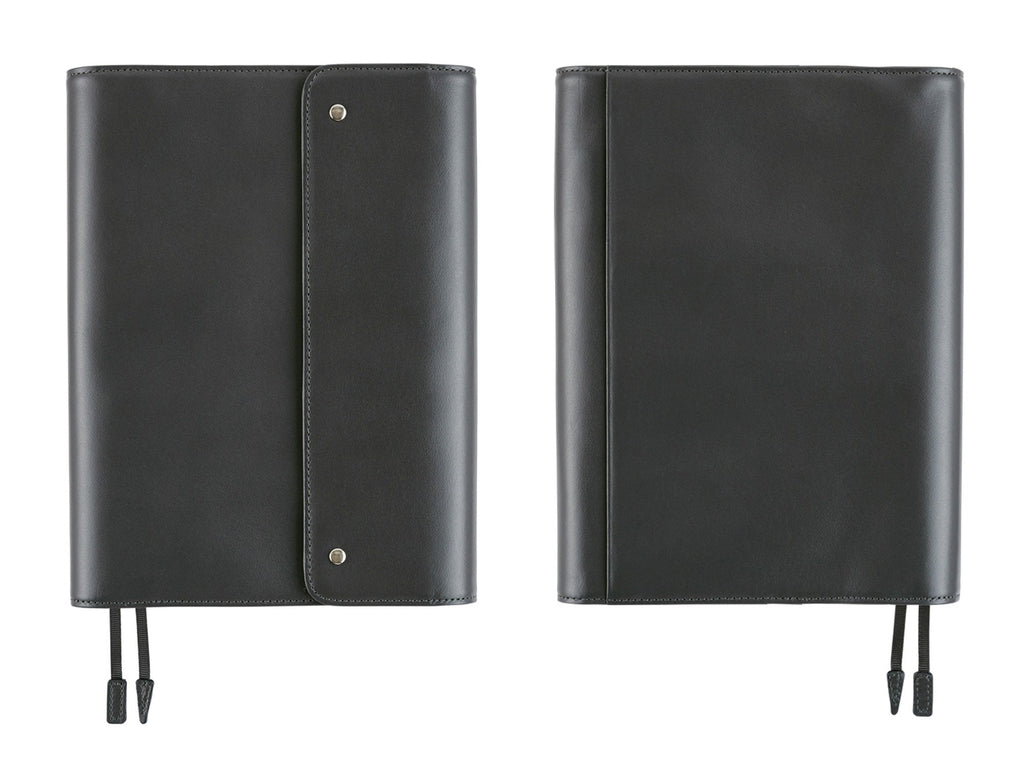 Hobonichi Techo A5 Cousin Cover - Charcoal Grey Leather