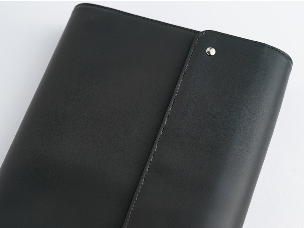 Hobonichi Techo A5 Cousin Cover - Charcoal Grey Leather