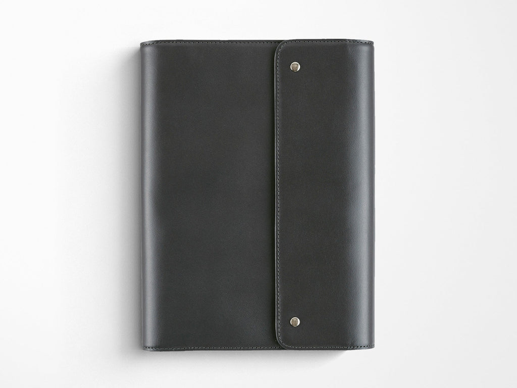 Hobonichi Techo A5 Cousin Cover - Charcoal Grey Leather