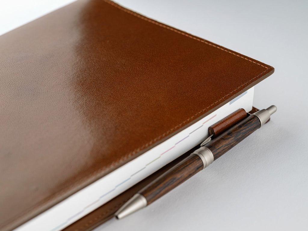 Hobonichi Techo A5 Cousin Cover - Taut Brown Leather