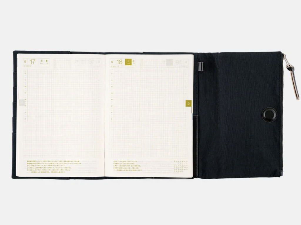 Hobonichi Techo A5 Cousin Cover - Tragen Black