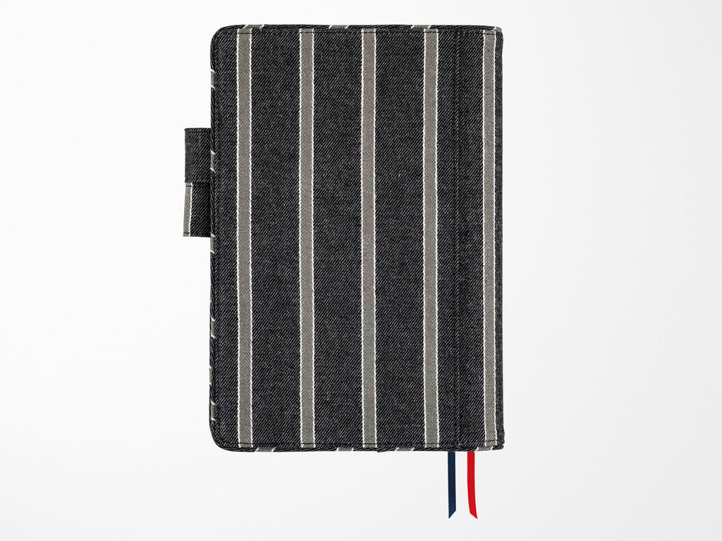 Hobonichi Techo A5 Cousin Cover - Twill Navy x Grey