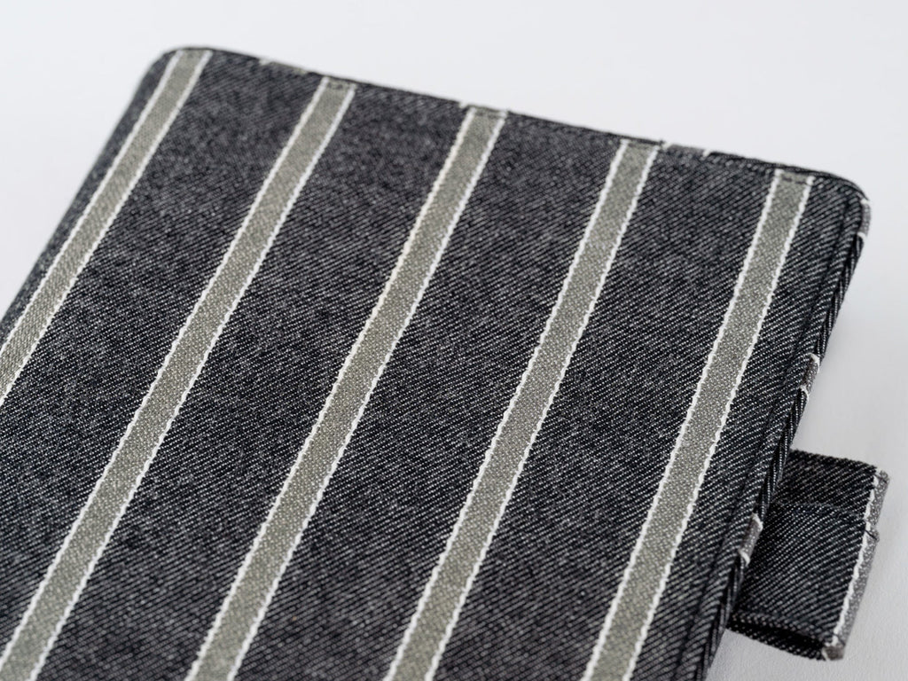 Hobonichi Techo A5 Cousin Cover - Twill Navy x Grey