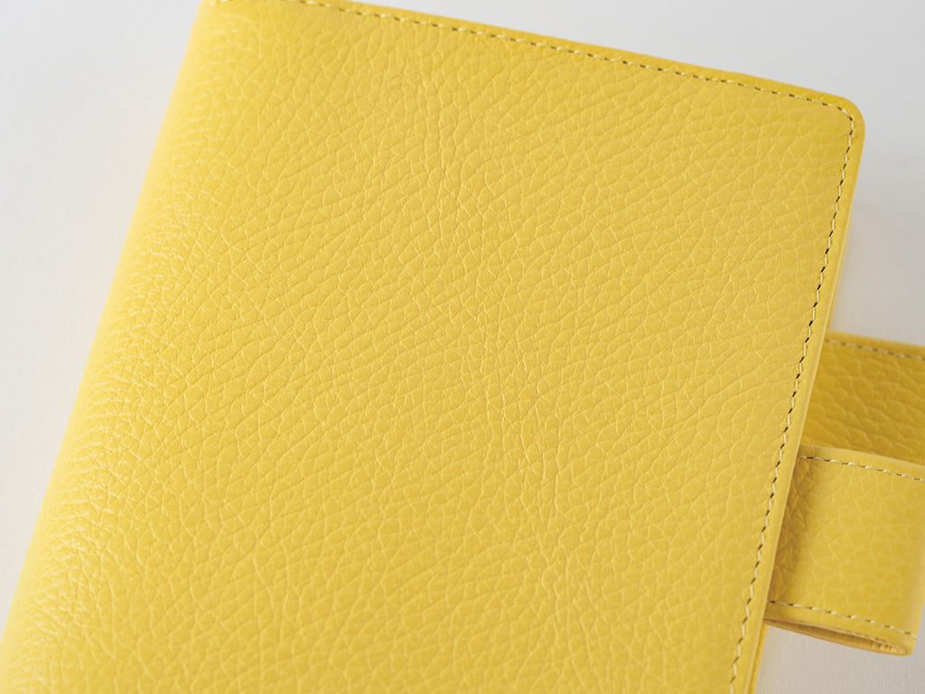 Hobonichi Techo A6 Original Cover - Brilliant Yellow Leather