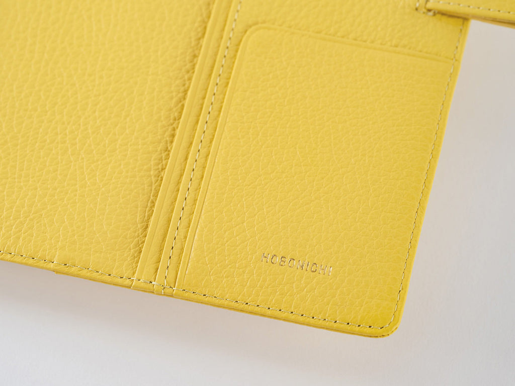 Hobonichi Techo A6 Original Cover - Brilliant Yellow Leather