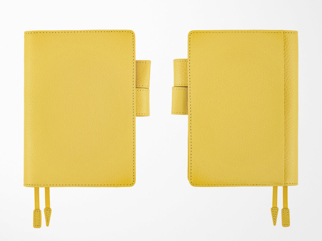 Hobonichi Techo A6 Original Cover - Brilliant Yellow Leather