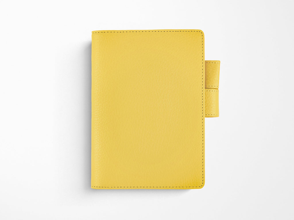 Hobonichi Techo A6 Original Cover - Brilliant Yellow Leather