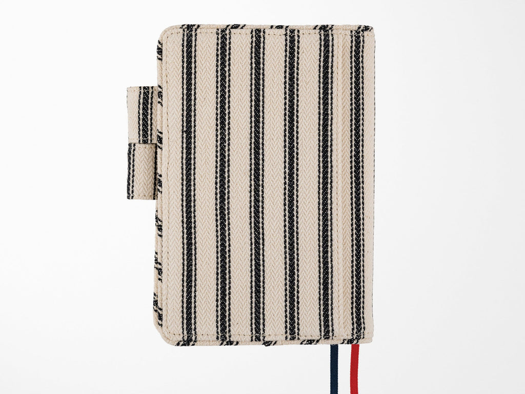 Hobonichi Techo A6 Original Cover - Herringbone Ivory x Black