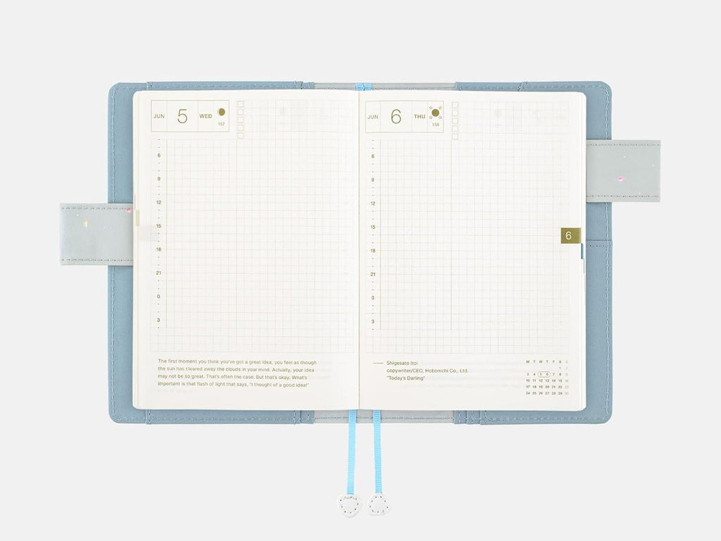 Hobonichi Techo A6 Original Cover - Hiroko Kubota: Twinkle-Shells