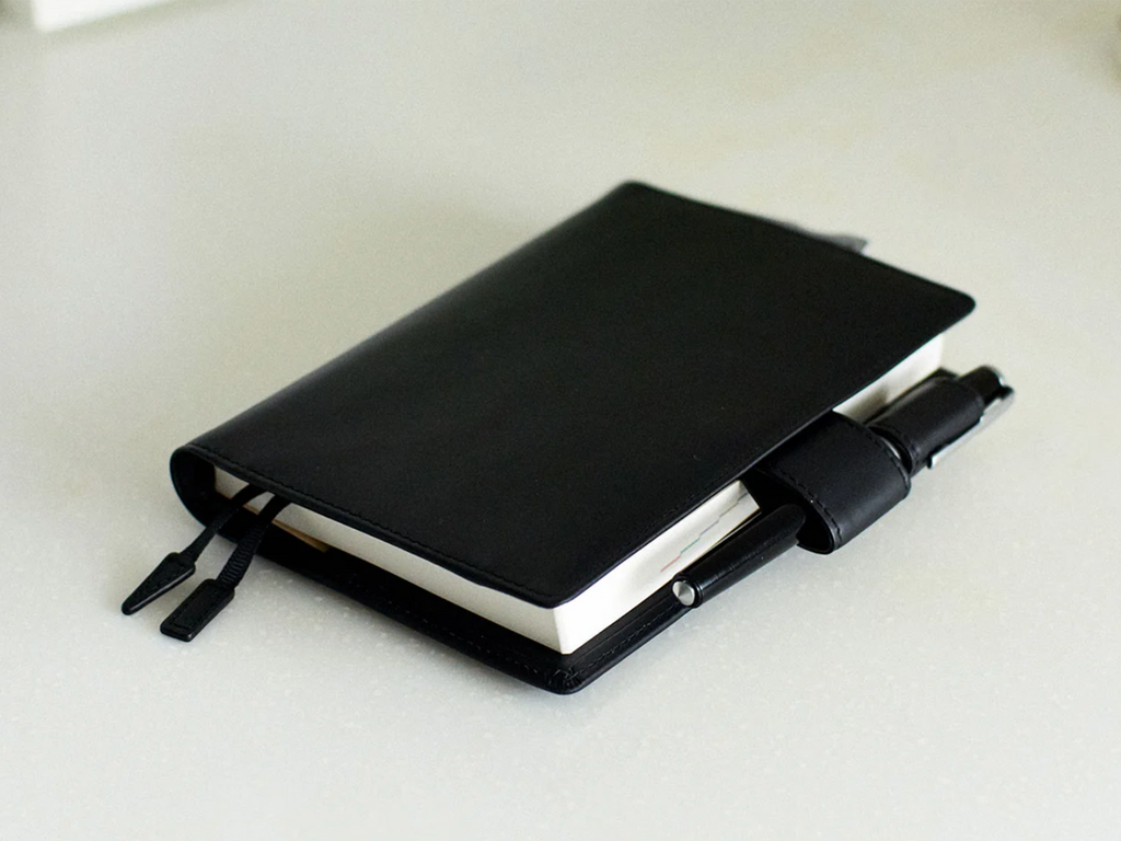 Hobonichi Techo A6 Original Cover - TS Basic Black Leather