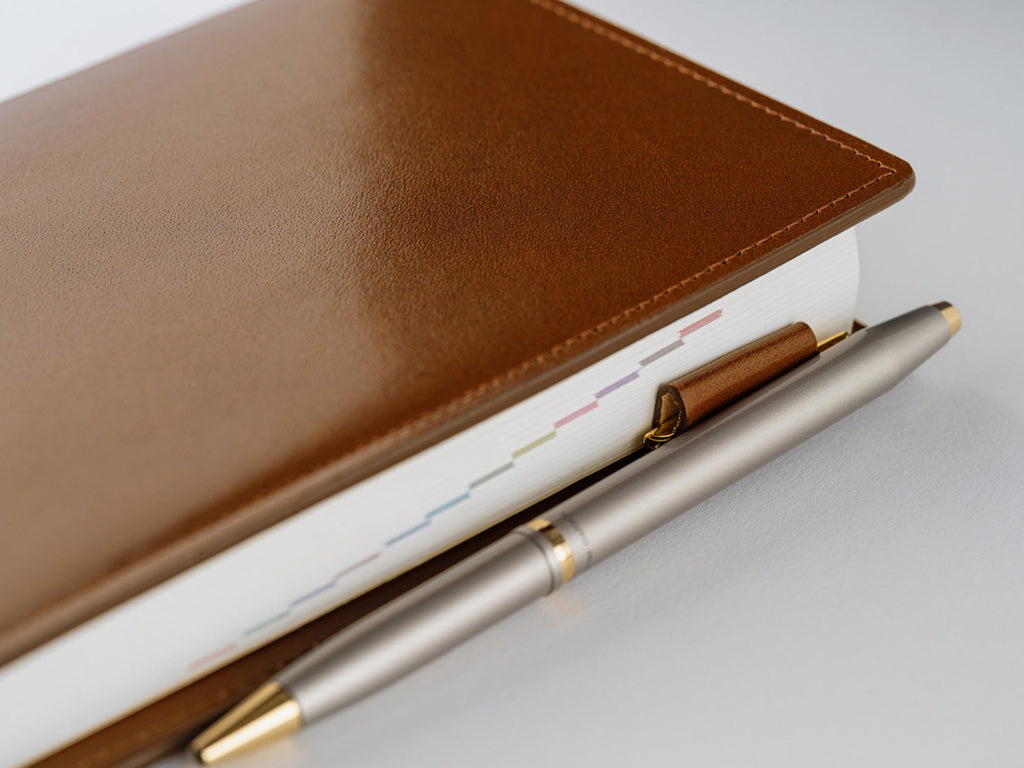 Hobonichi Techo A6 Original Cover - Taut Brown Leather