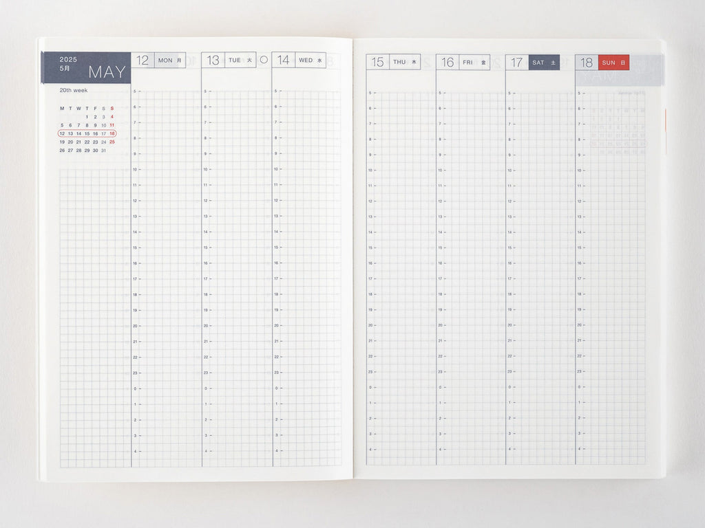 Hobonichi Techo Cousin Book A5 - January 2025 Start / English