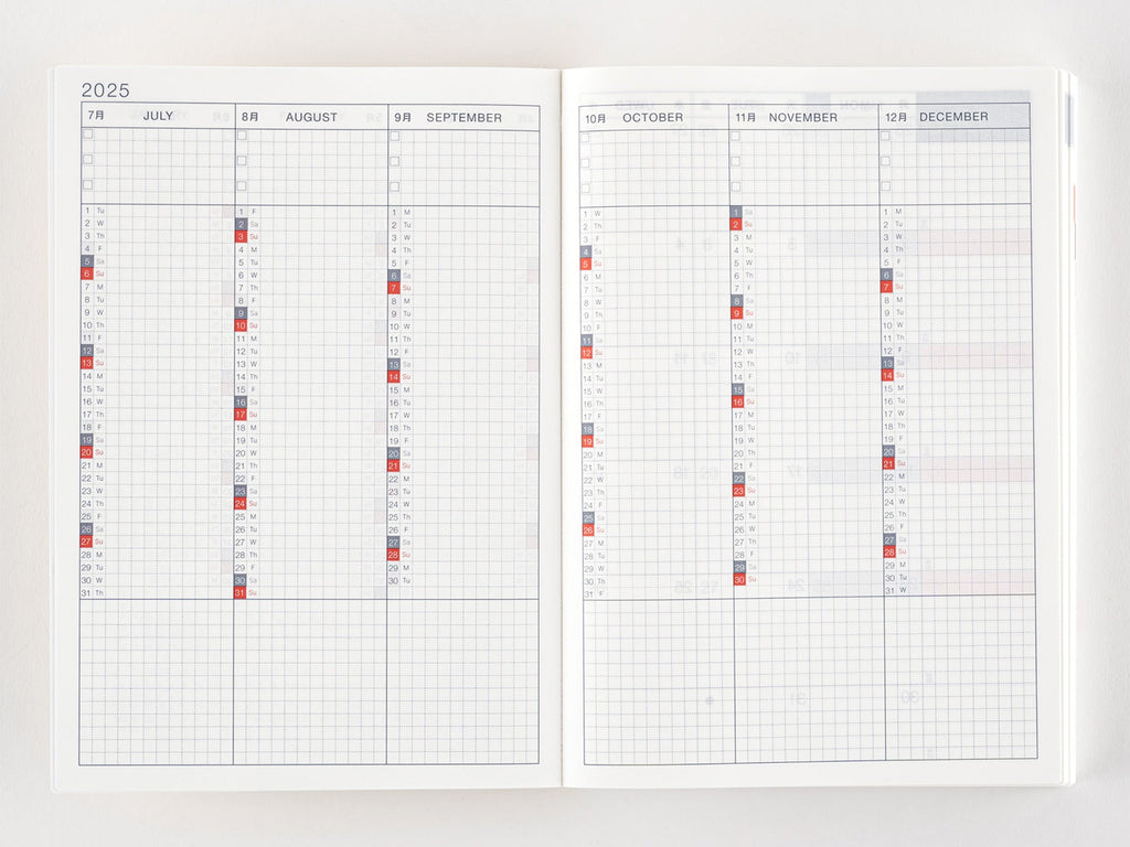 Hobonichi Techo Cousin Book A5 - January 2025 Start / English