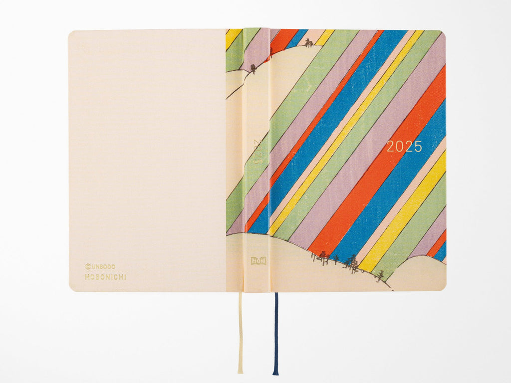 Hobonichi Techo Hon A6 2025 - Bijutsukai Rainbow