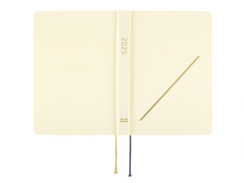 Hobonichi Techo Hon A6 2025 - Slash Ivory