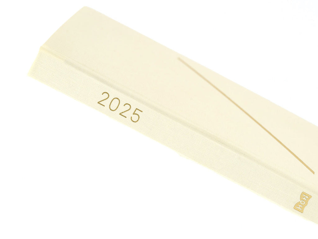 Hobonichi Techo Hon A6 2025 - Slash Ivory