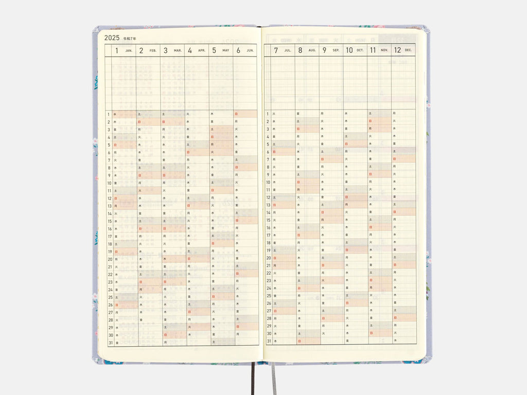 Hobonichi Techo Weeks 2025 - Beautiful Wallpaper