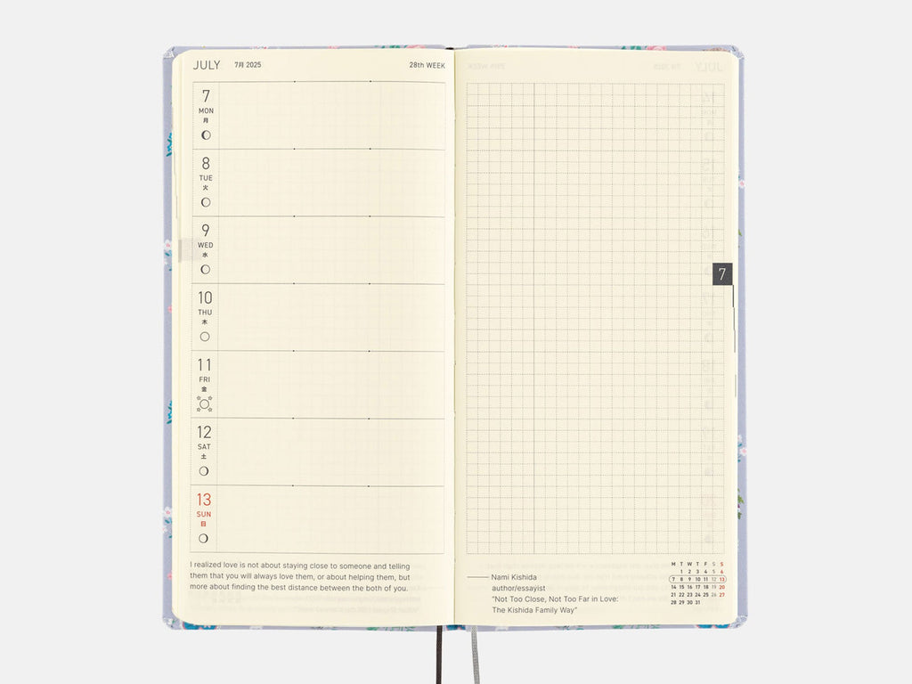 Hobonichi Techo Weeks 2025 - Beautiful Wallpaper