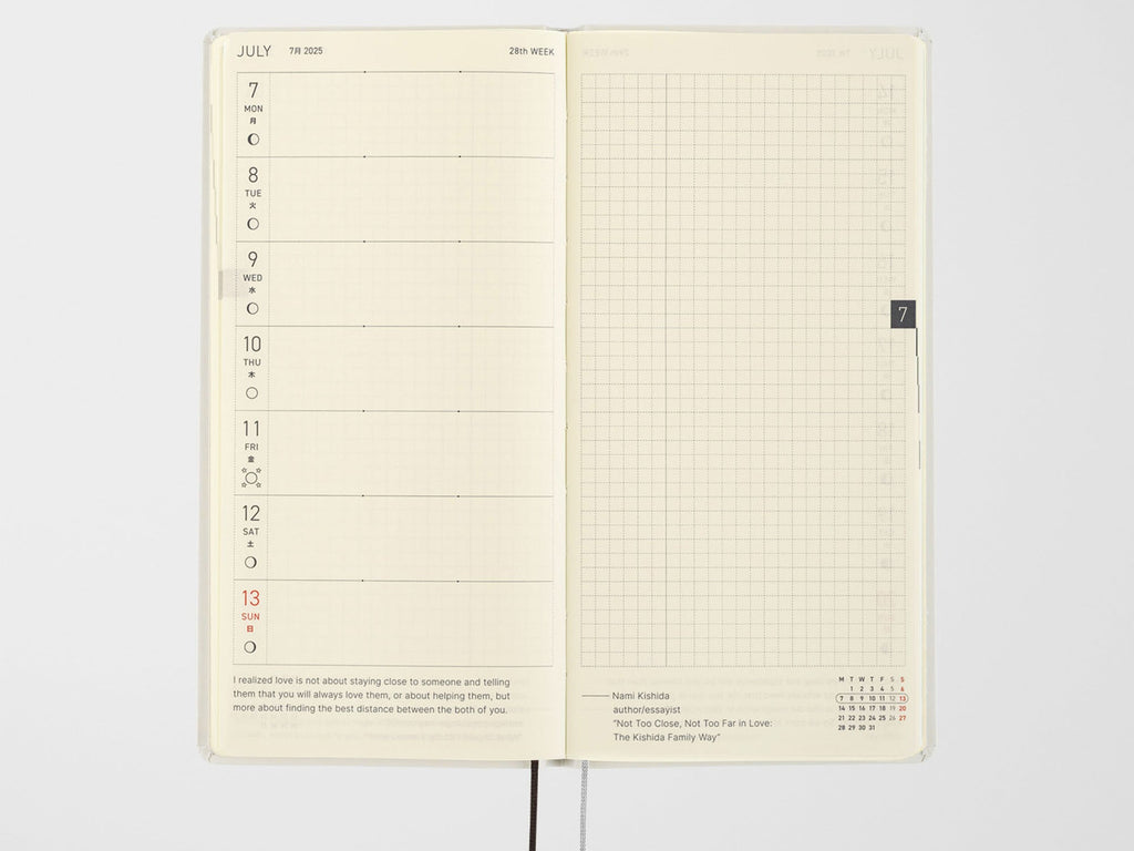 Hobonichi Techo Weeks 2025 - MOTHER: Smiles & Tears