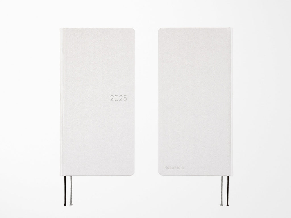 Hobonichi Techo Weeks 2025 - Paper Series Platinum White