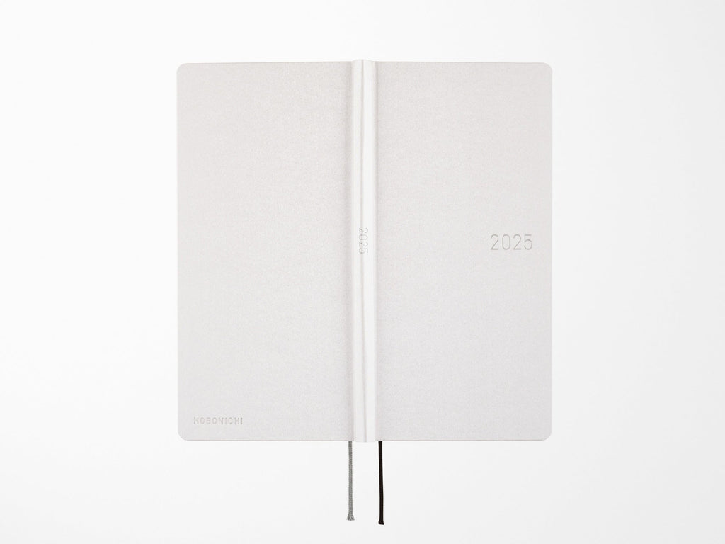 Hobonichi Techo Weeks 2025 - Paper Series Platinum White