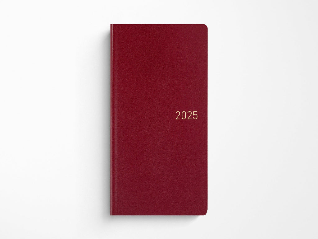 Hobonichi Techo Weeks 2025 - Pomegranate Leather