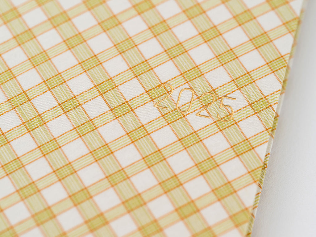 Hobonichi Techo Weeks 2025 - Shirt Fabric Harvest Plaid