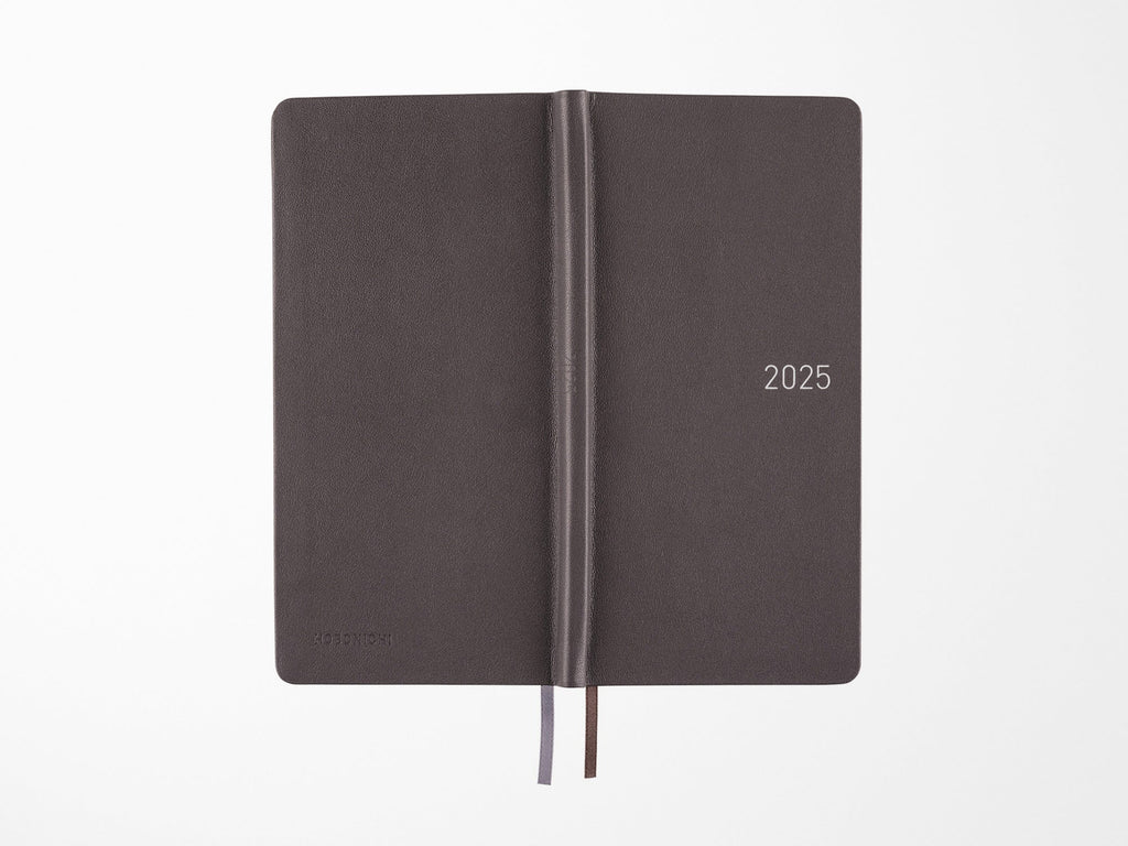 Hobonichi Techo Weeks 2025 - Steel Gray Leather