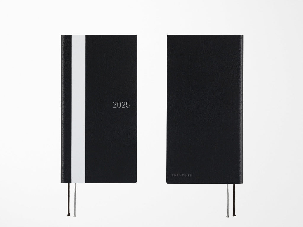 Hobonichi Techo Weeks 2025 - White Line Black