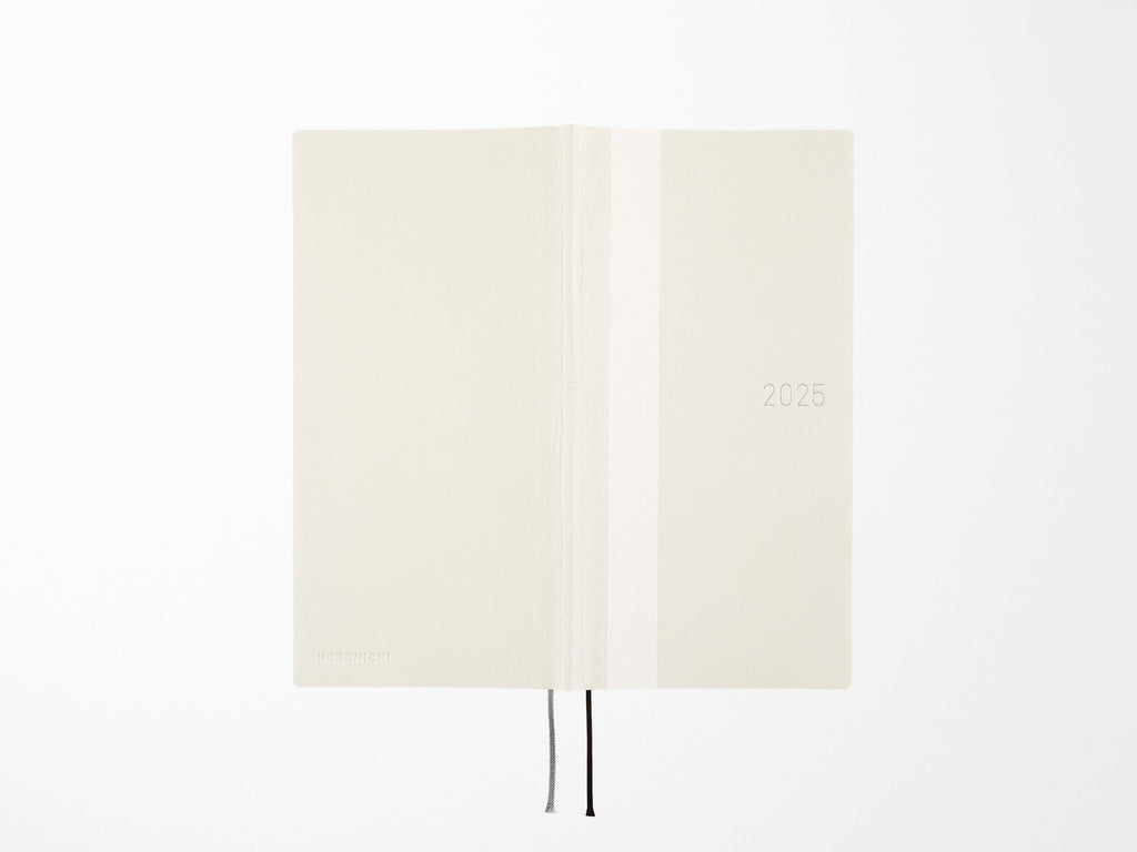 Hobonichi Techo Weeks 2025 - White Line Ivory