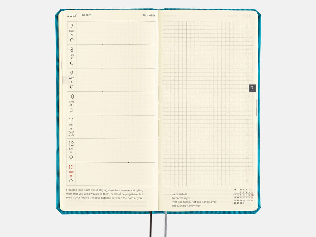 Hobonichi Techo Weeks MEGA 2025 - Cherry