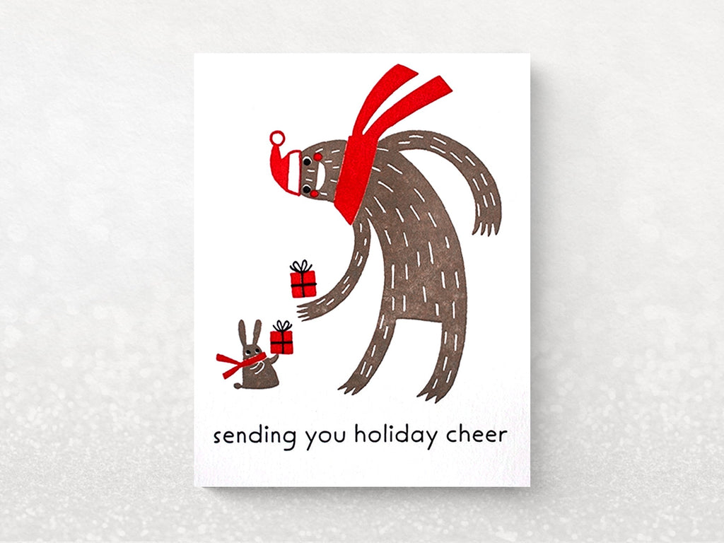 Holiday Cheer Sasquatch Greeting Cards - Set of 8