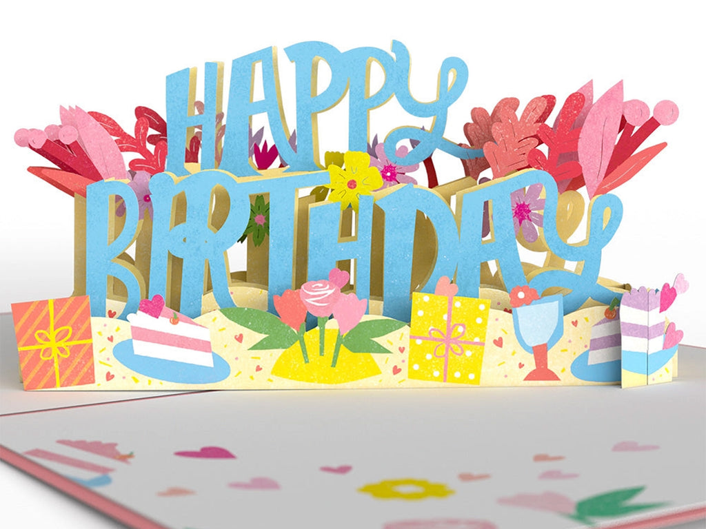 It's Time To Celebrate Birthday Pop-Up Card