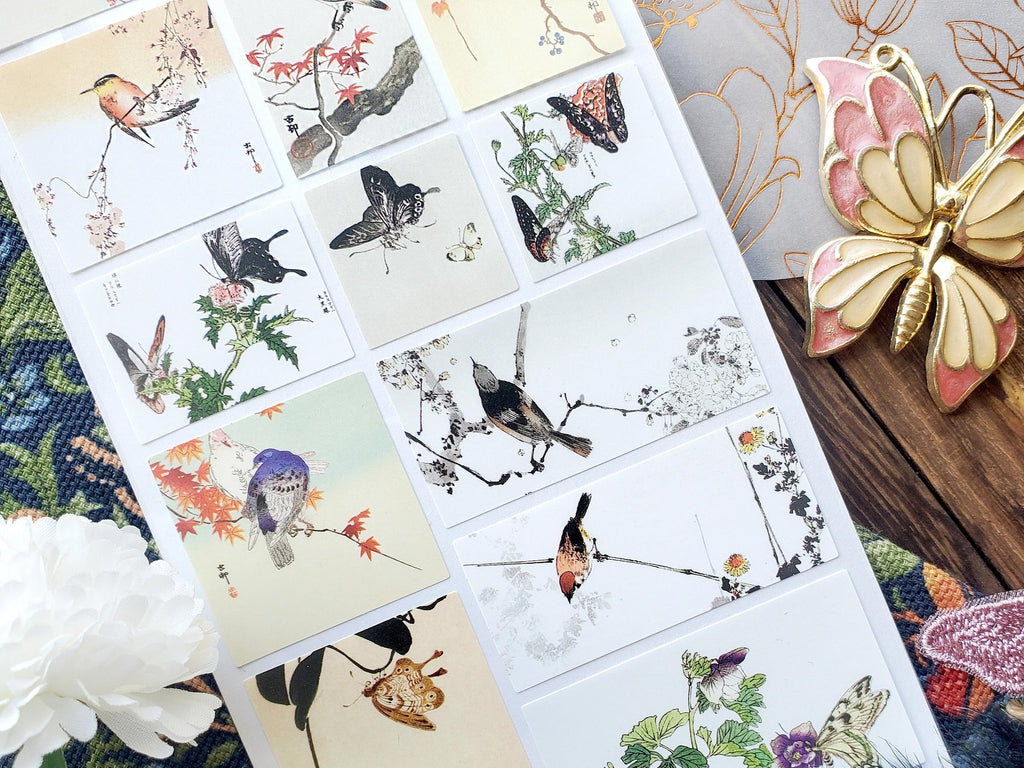 Japanese Nature Prints Sticker Sheet