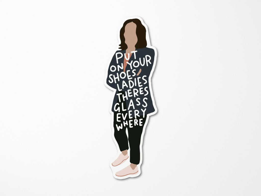 Kamala Glass Ceiling Vinyl Sticker