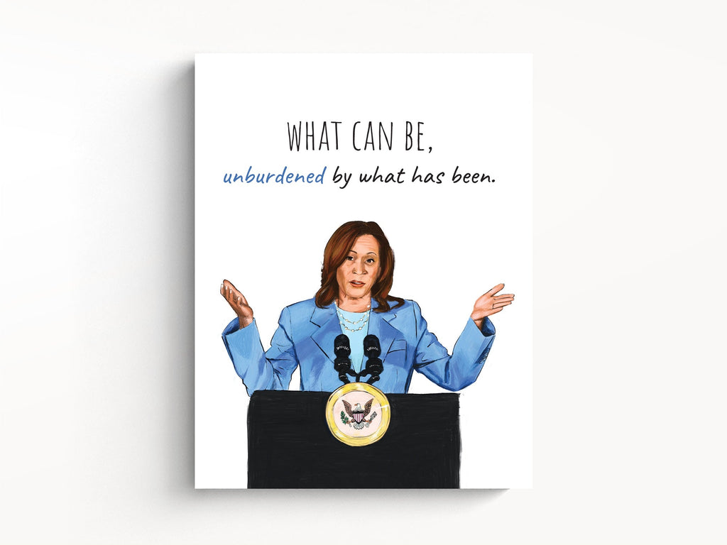 Kamala Unburdened Greeting Card