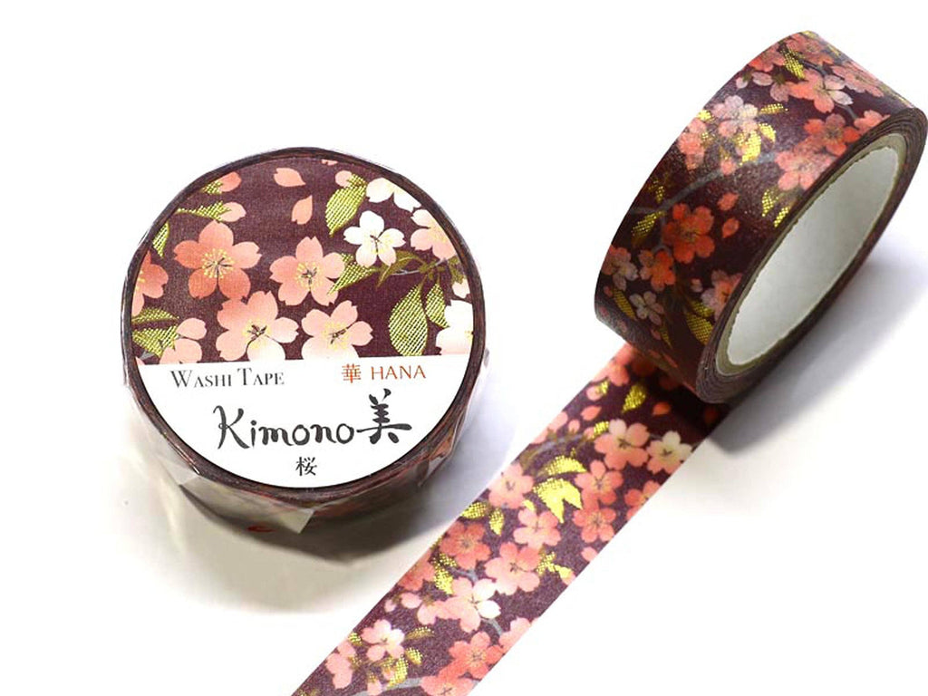 Kimono Beauty Cherry Blossom Washi Tape