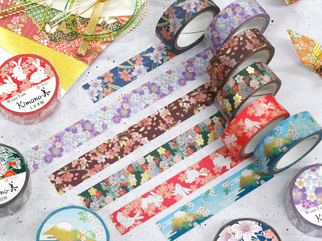 Kimono Beauty Japanese Bouquet Washi Tape