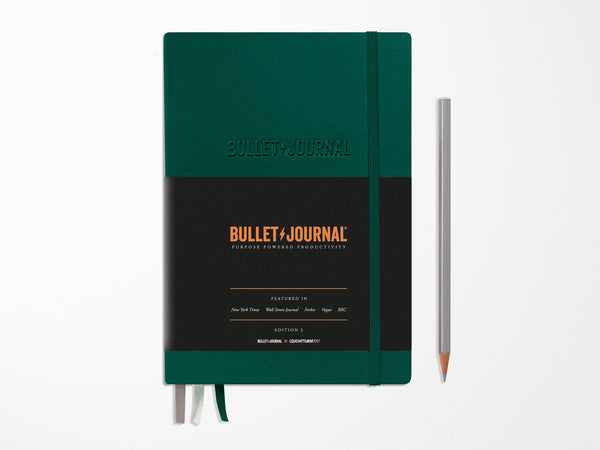 Leuchtturm1917 Bullet Journal Edition 2 Green Notebook Medium A5