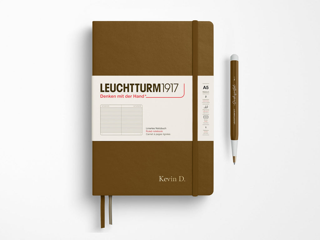 Leuchtturm 1917 Hardcover Notebook - Spice Brown