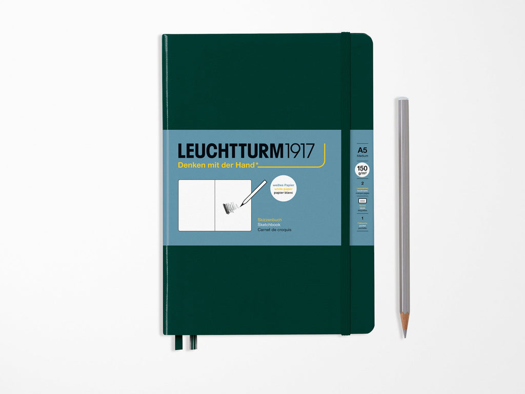 Leuchtturm 1917 Sketchbook - Forest Green