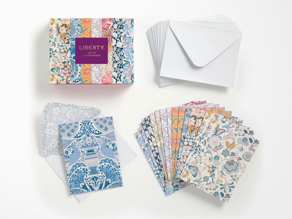 Liberty London – Floral Greeting Assortment Notecard Set of 16