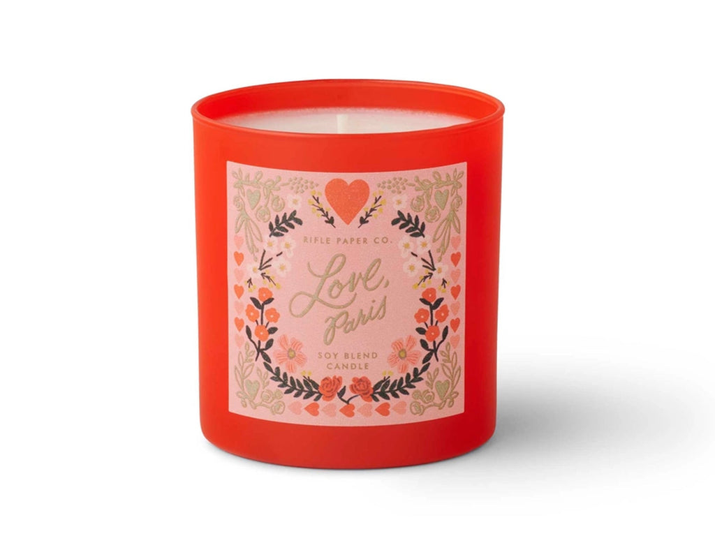 Love, Paris 9 oz Glass Candle