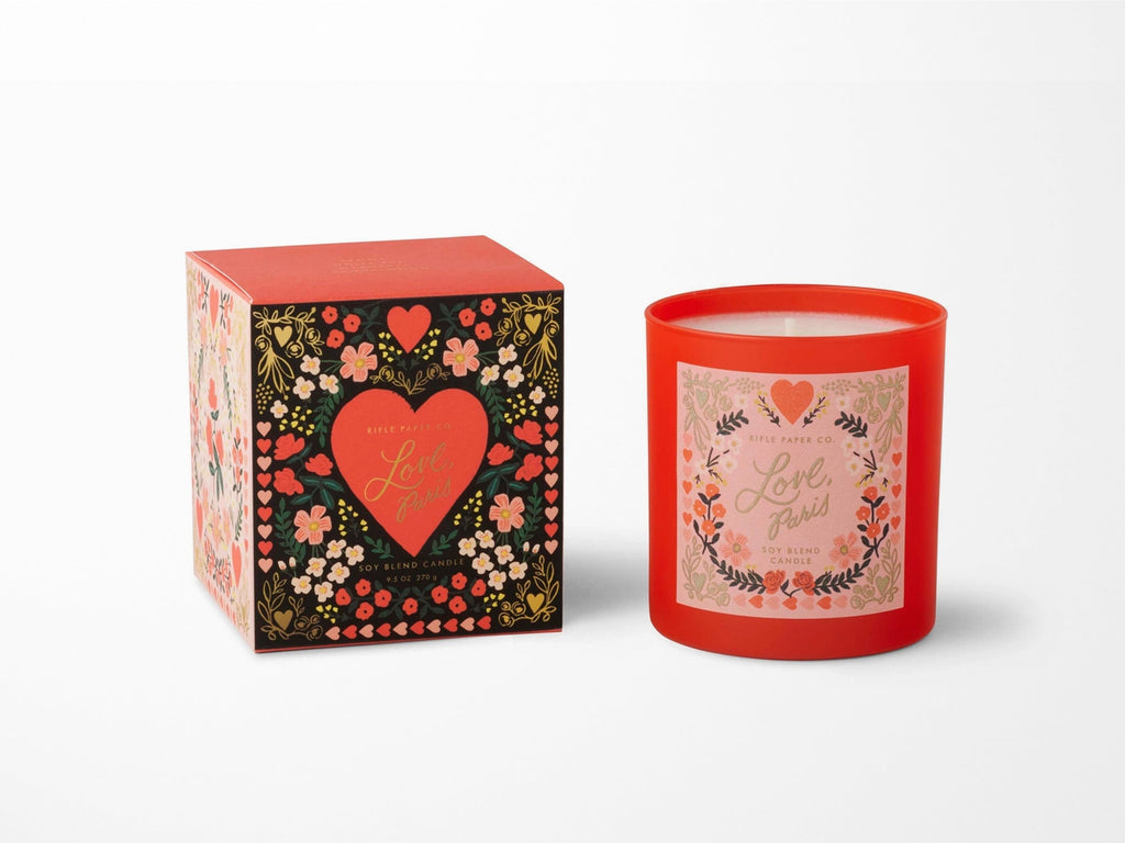 Love, Paris 9 oz Glass Candle