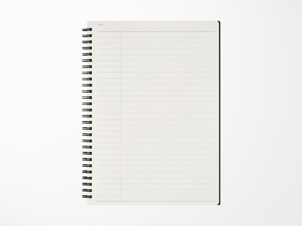 Maruman Mnemosyne Notebook N175 - A5 8mm Lined with Vertical Divider