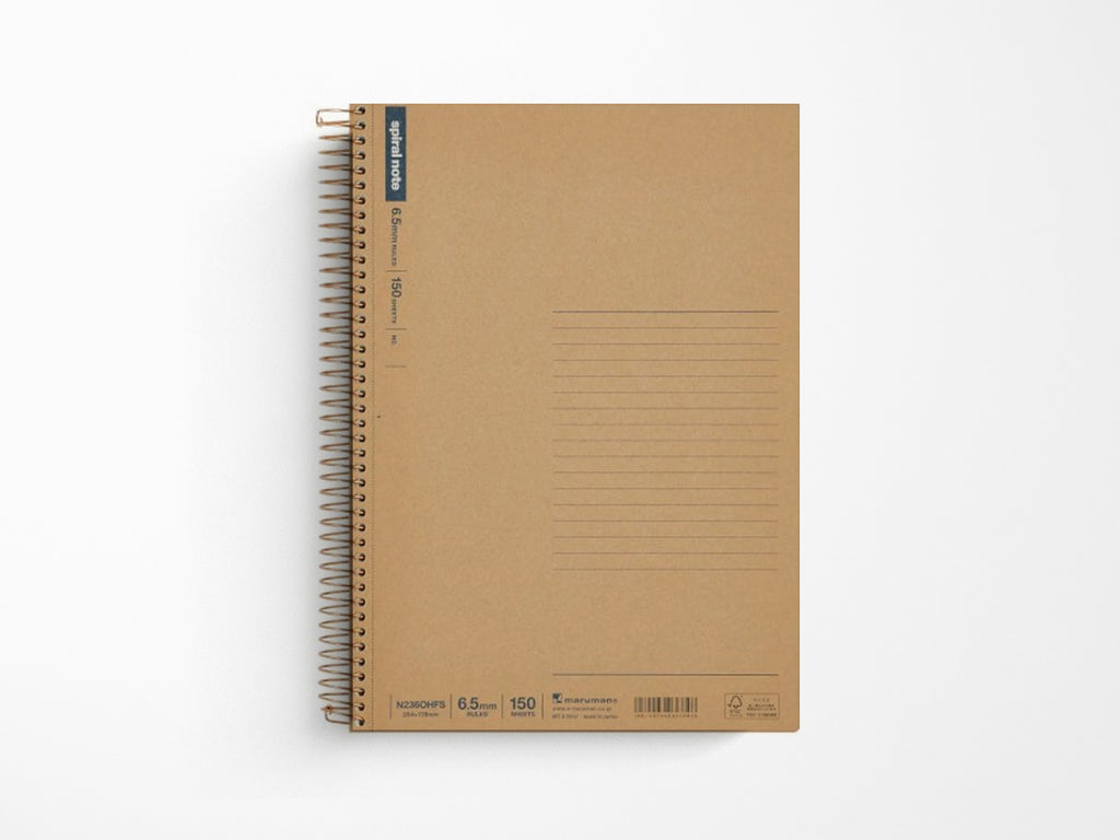 Maruman Spiral Notebook Basic A5 - 150 Pages