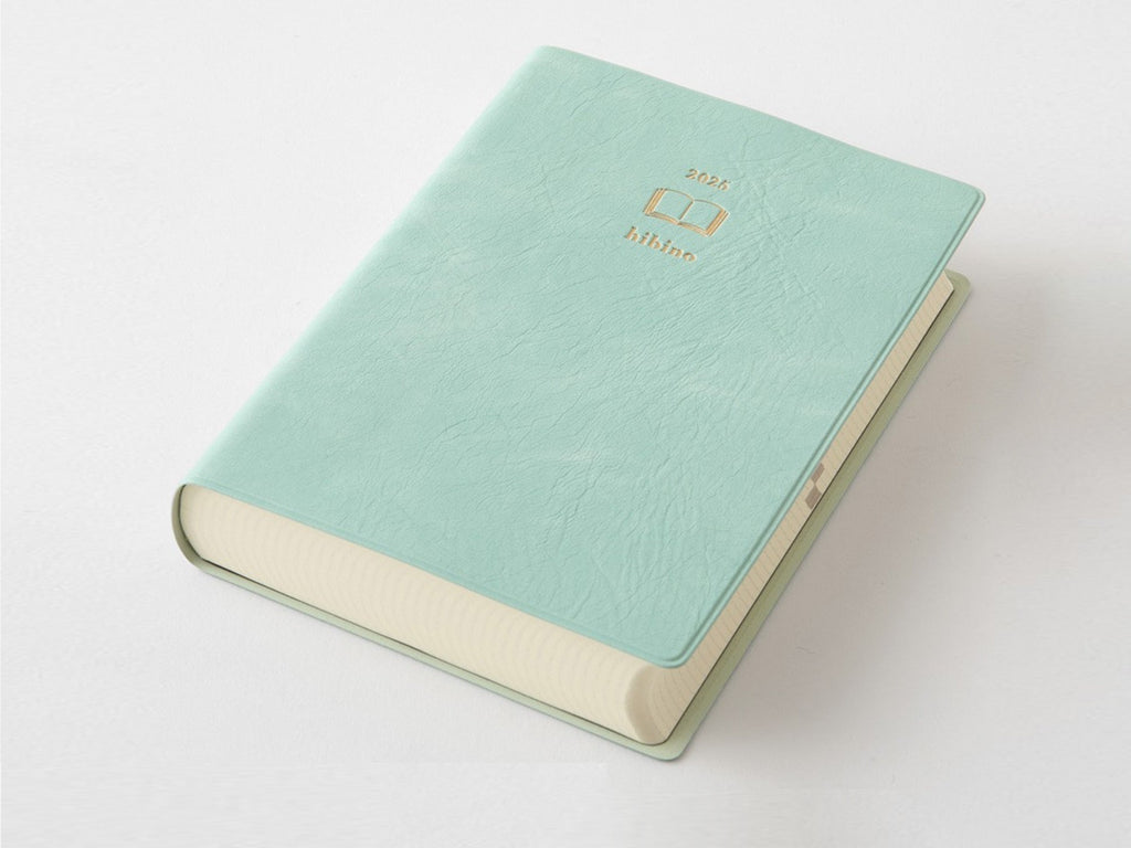 Midori 2025 Hibino Diary Planner - Blue Green